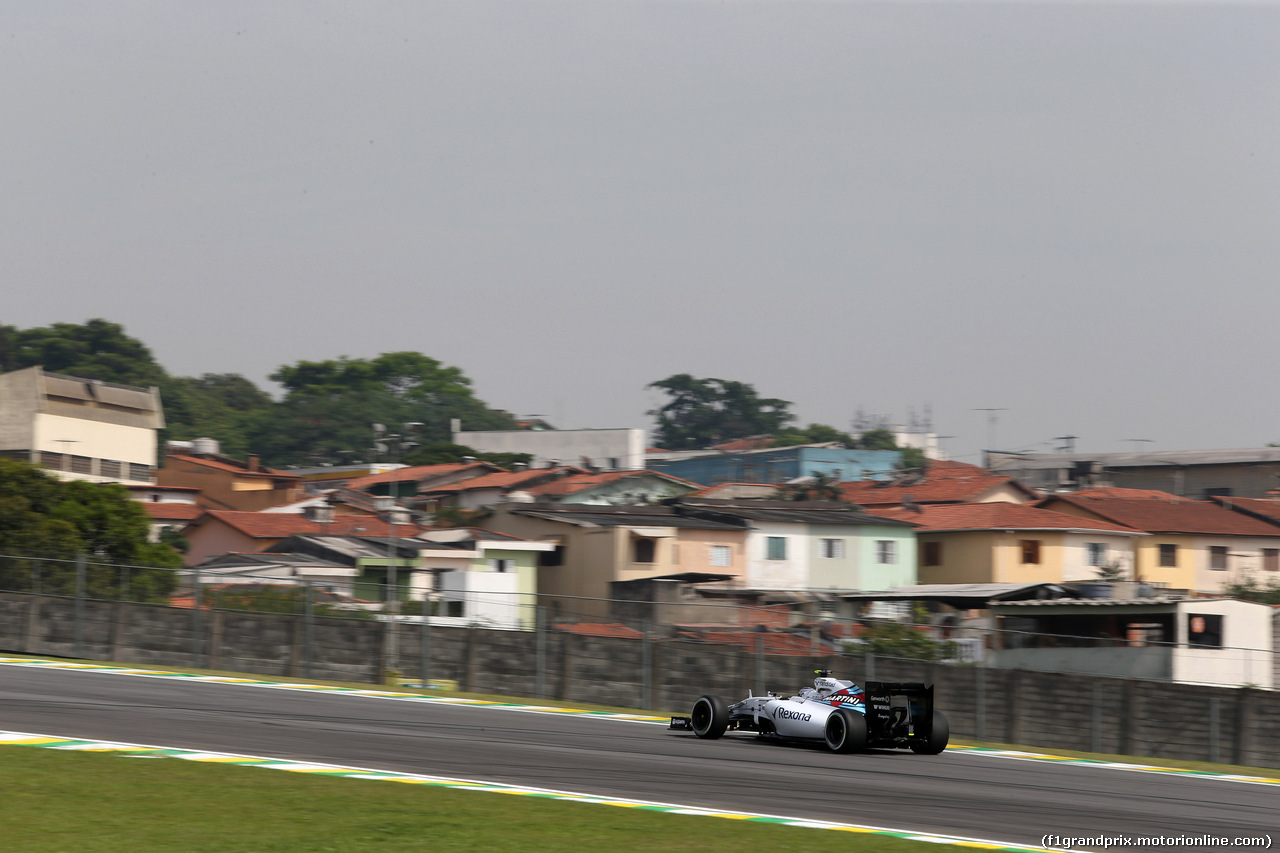 GP BRASILE, 13.11.2015 - Prove Libere 1, Valtteri Bottas (FIN) Williams F1 Team FW37