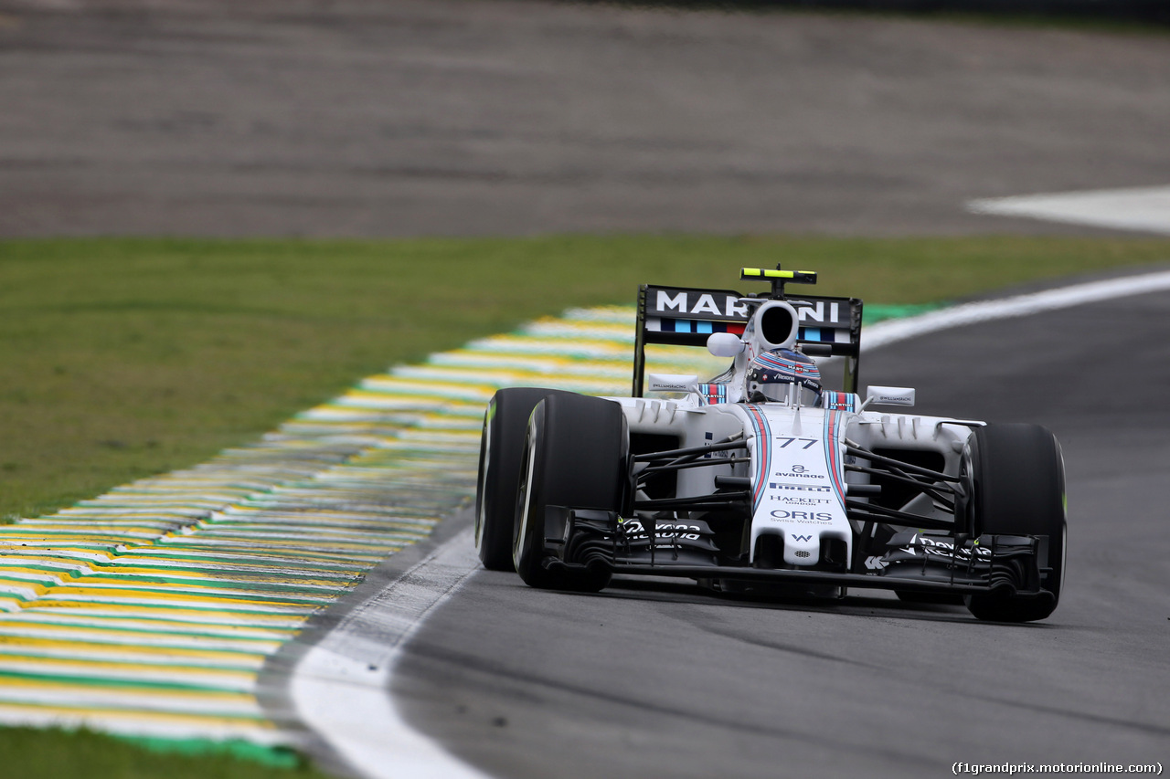 GP BRASILE, 13.11.2015 - Prove Libere 1, Valtteri Bottas (FIN) Williams F1 Team FW37