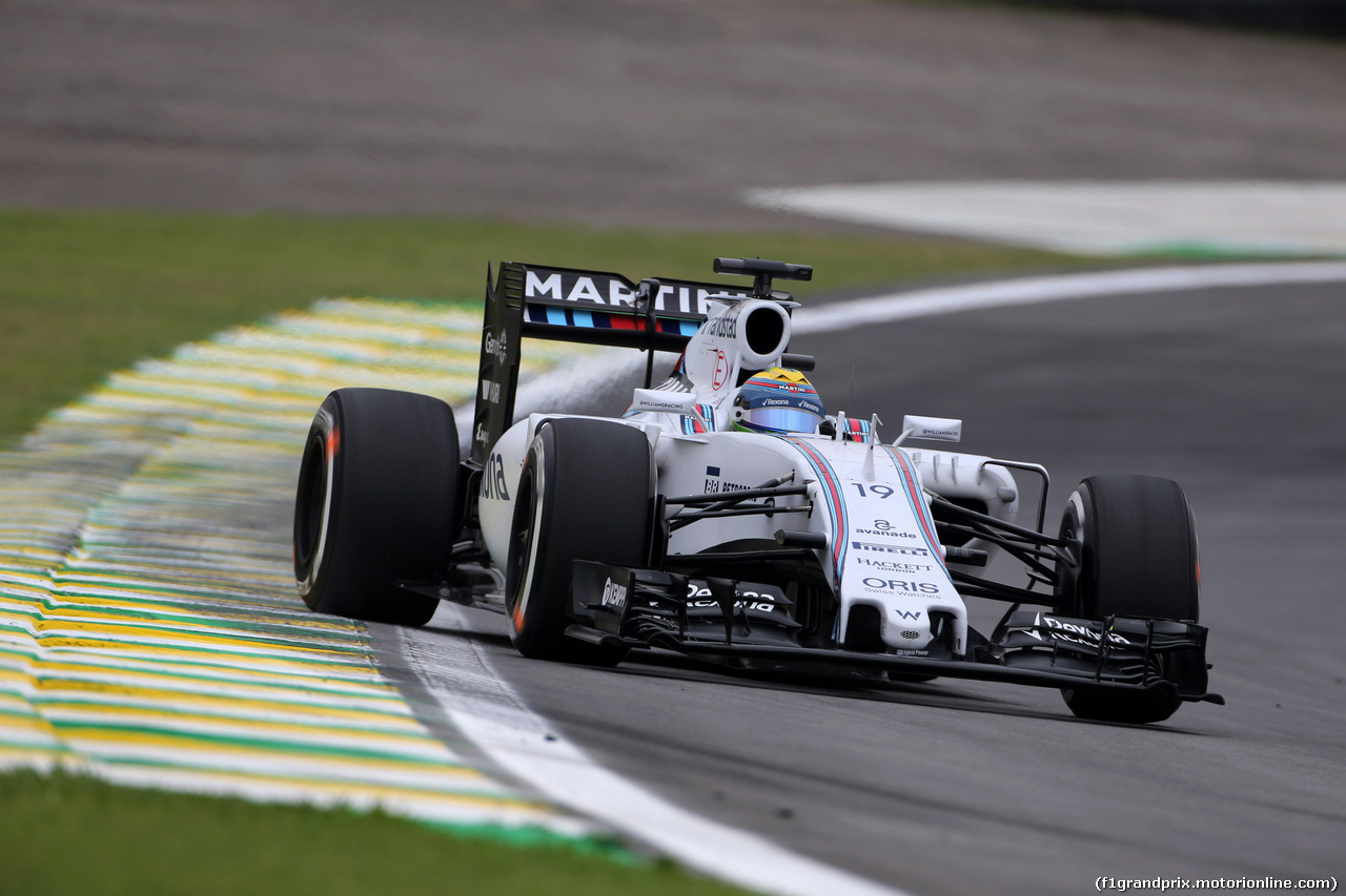 GP BRASILE, 13.11.2015 - Prove Libere 1, Felipe Massa (BRA) Williams F1 Team FW37