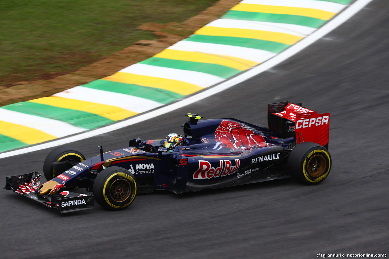 GP BRASILE, 13.11.2015 - Prove Libere 2, Carlos Sainz Jr (ESP) Scuderia Toro Rosso STR10