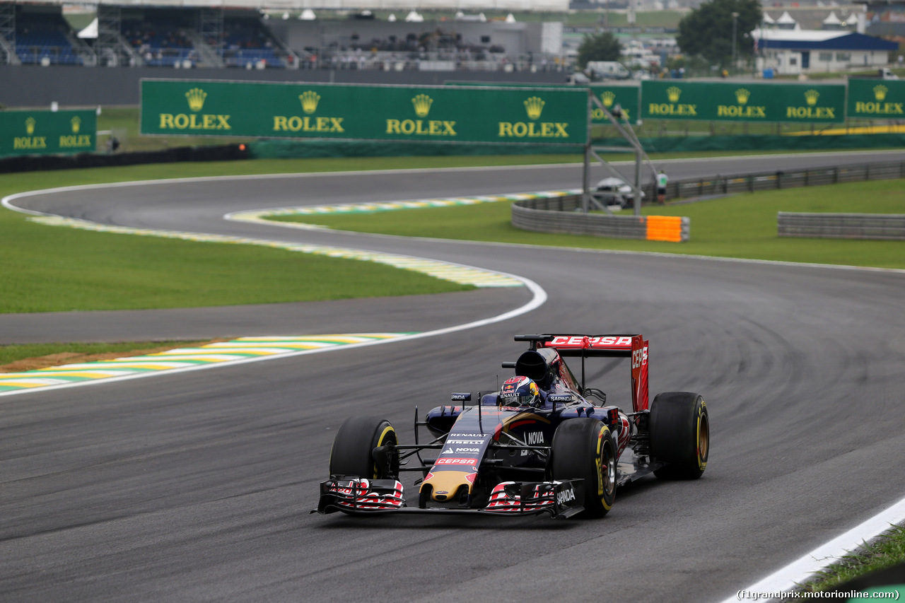 GP BRASILE, 13.11.2015 - Prove Libere 2, Max Verstappen (NED) Scuderia Toro Rosso STR10