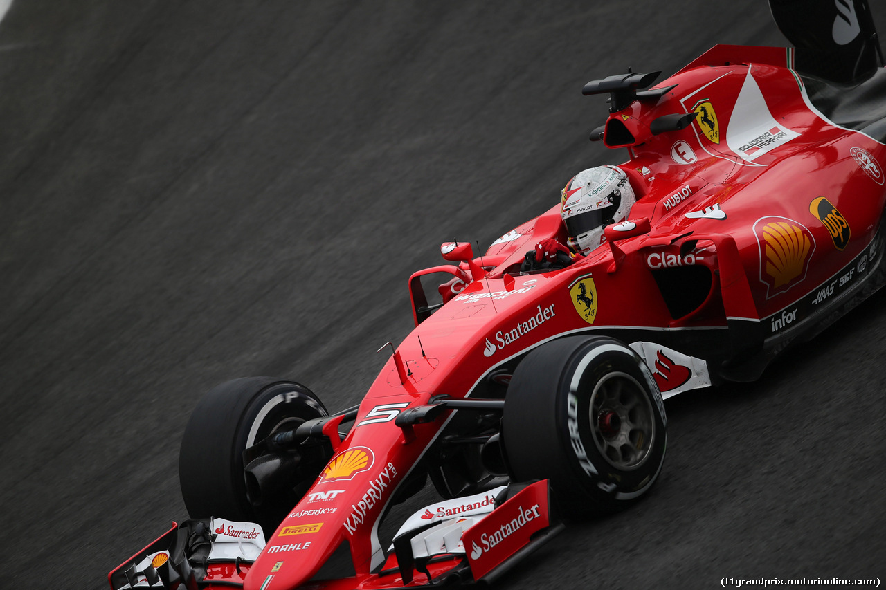 GP BRASILE, 13.11.2015 - Prove Libere 2, Sebastian Vettel (GER) Ferrari SF15-T