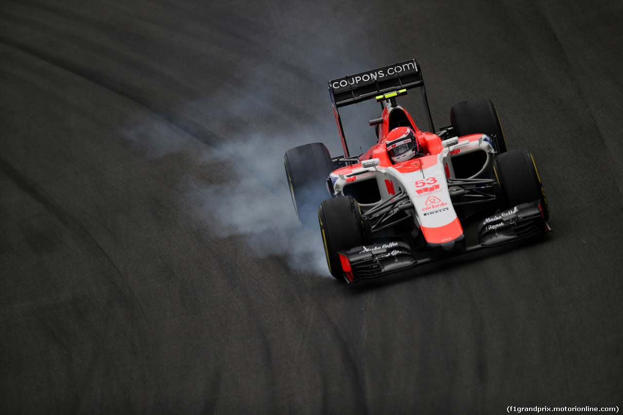 GP BRASILE, 13.11.2015 - Prove Libere 2, Alexander Rossi (USA) Manor Marussia F1 Team