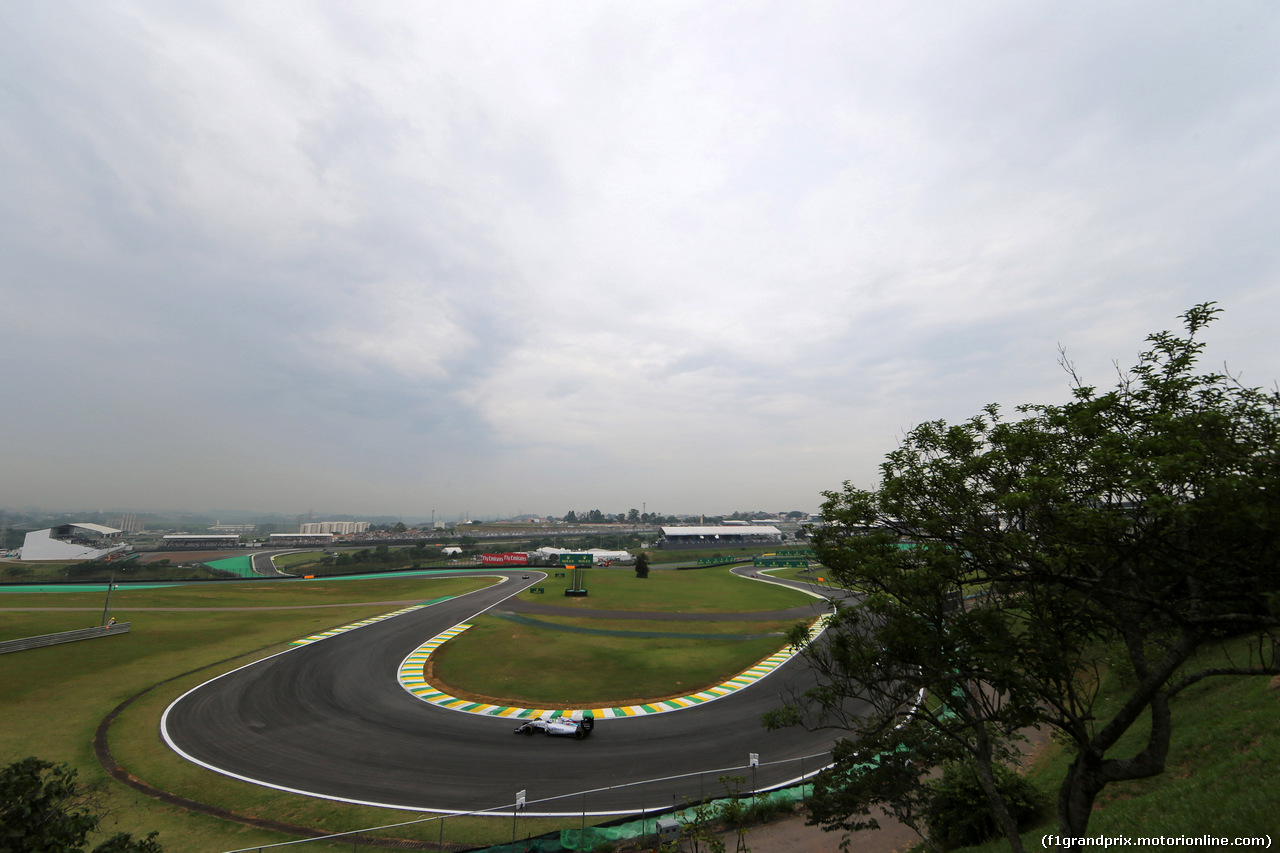 GP BRASILE, 13.11.2015 - Prove Libere 2, Felipe Massa (BRA) Williams F1 Team FW37