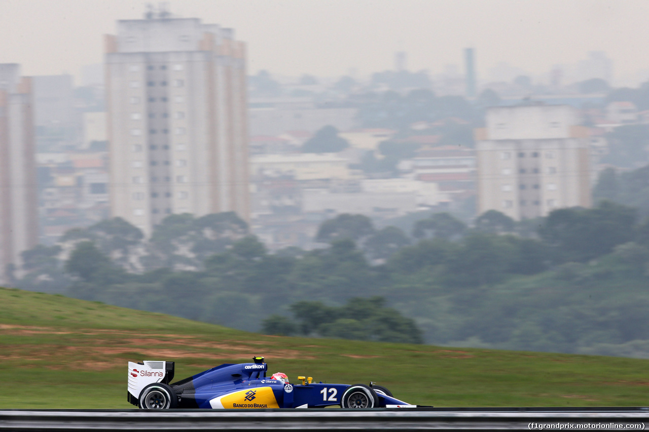 GP BRASILE, 13.11.2015 - Prove Libere 2, Felipe Nasr (BRA) Sauber C34