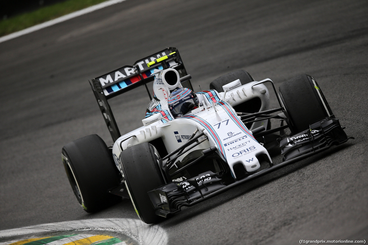 GP BRASILE, 13.11.2015 - Prove Libere 2, Valtteri Bottas (FIN) Williams F1 Team FW37