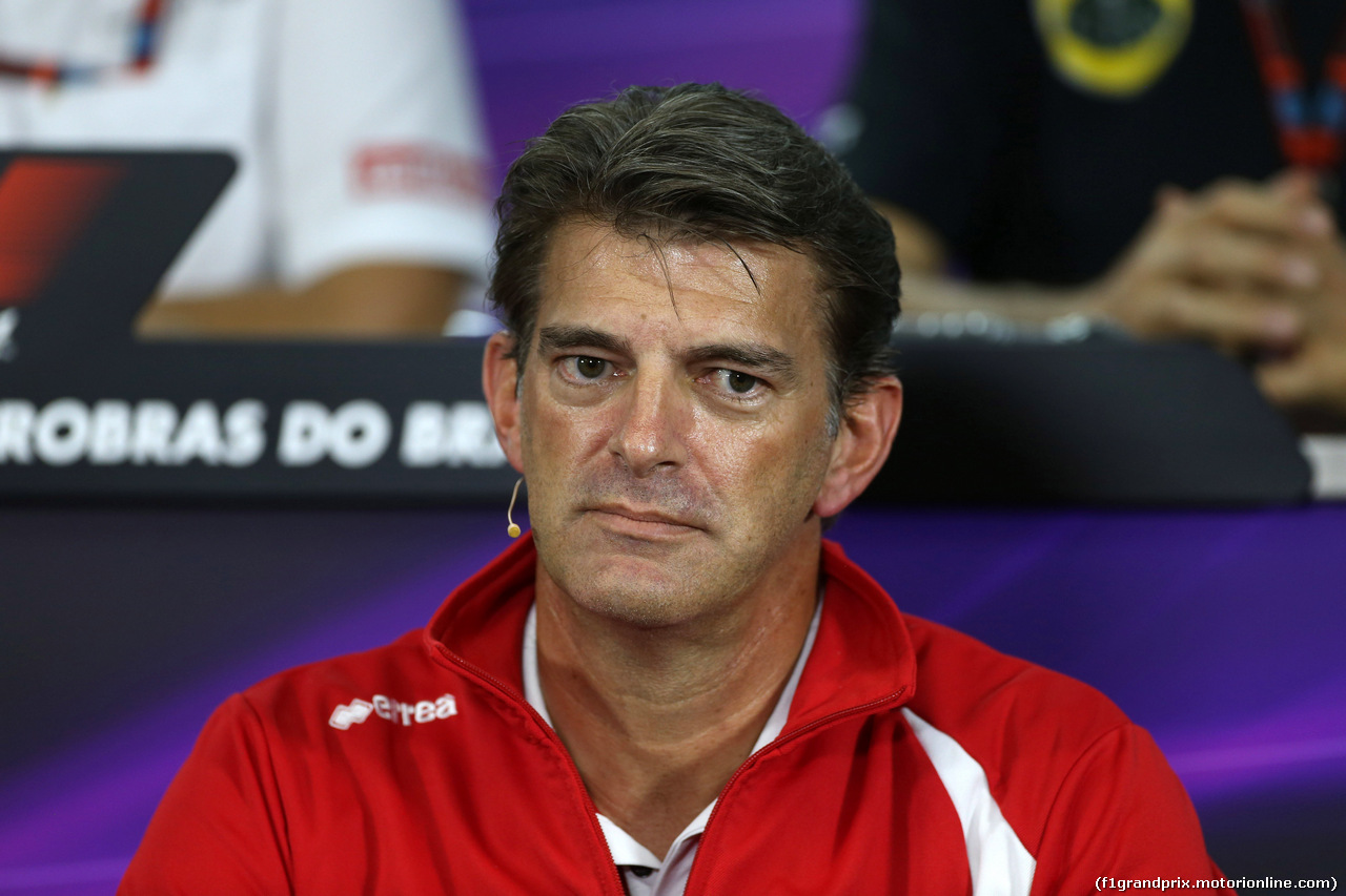 GP BRASILE, 13.11.2015 - Conferenza Stampa , Graeme Lowdon (GBR) President of Marussia Virgin Racing