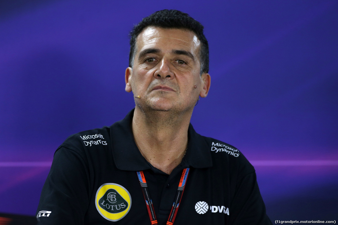 GP BRASILE, 13.11.2015 - Conferenza Stampa, Federico Gastaldi (ARG) Lotus F1 Team Deputy Team Principal