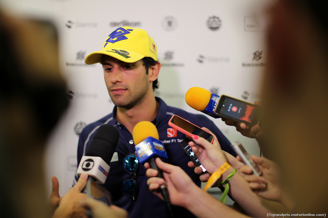 GP BRASILE, 13.11.2015 - Felipe Nasr (BRA) Sauber C34