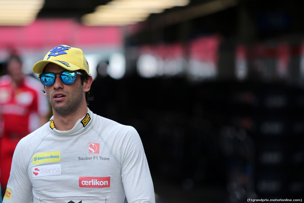 GP BRASILE, 13.11.2015 - Felipe Nasr (BRA) Sauber C34