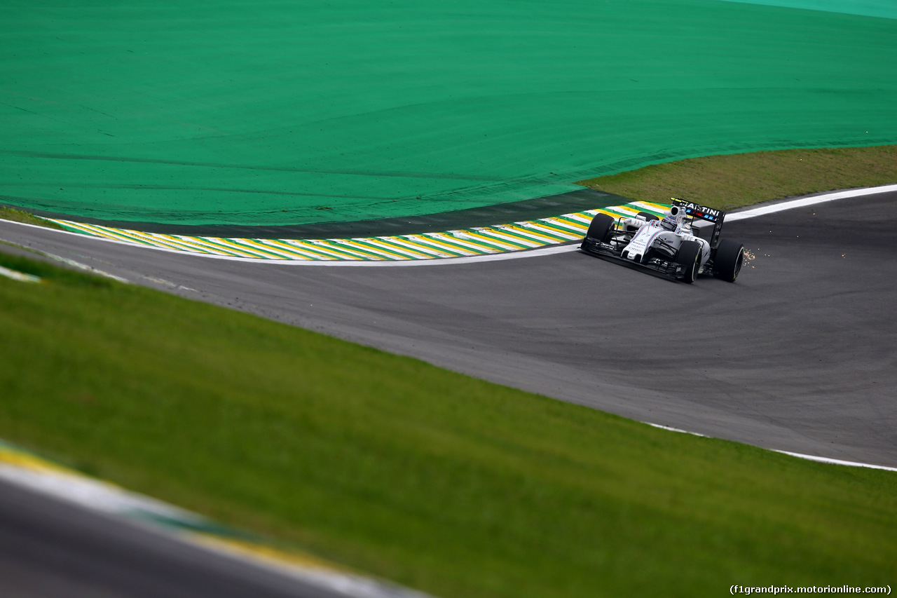 GP BRASILE, 13.11.2015 - Prove Libere 1, Valtteri Bottas (FIN) Williams F1 Team FW37