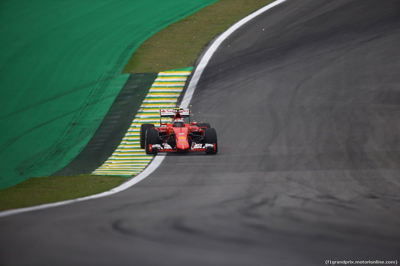 GP BRASILE, 13.11.2015 - Prove Libere 1, Sebastian Vettel (GER) Ferrari SF15-T