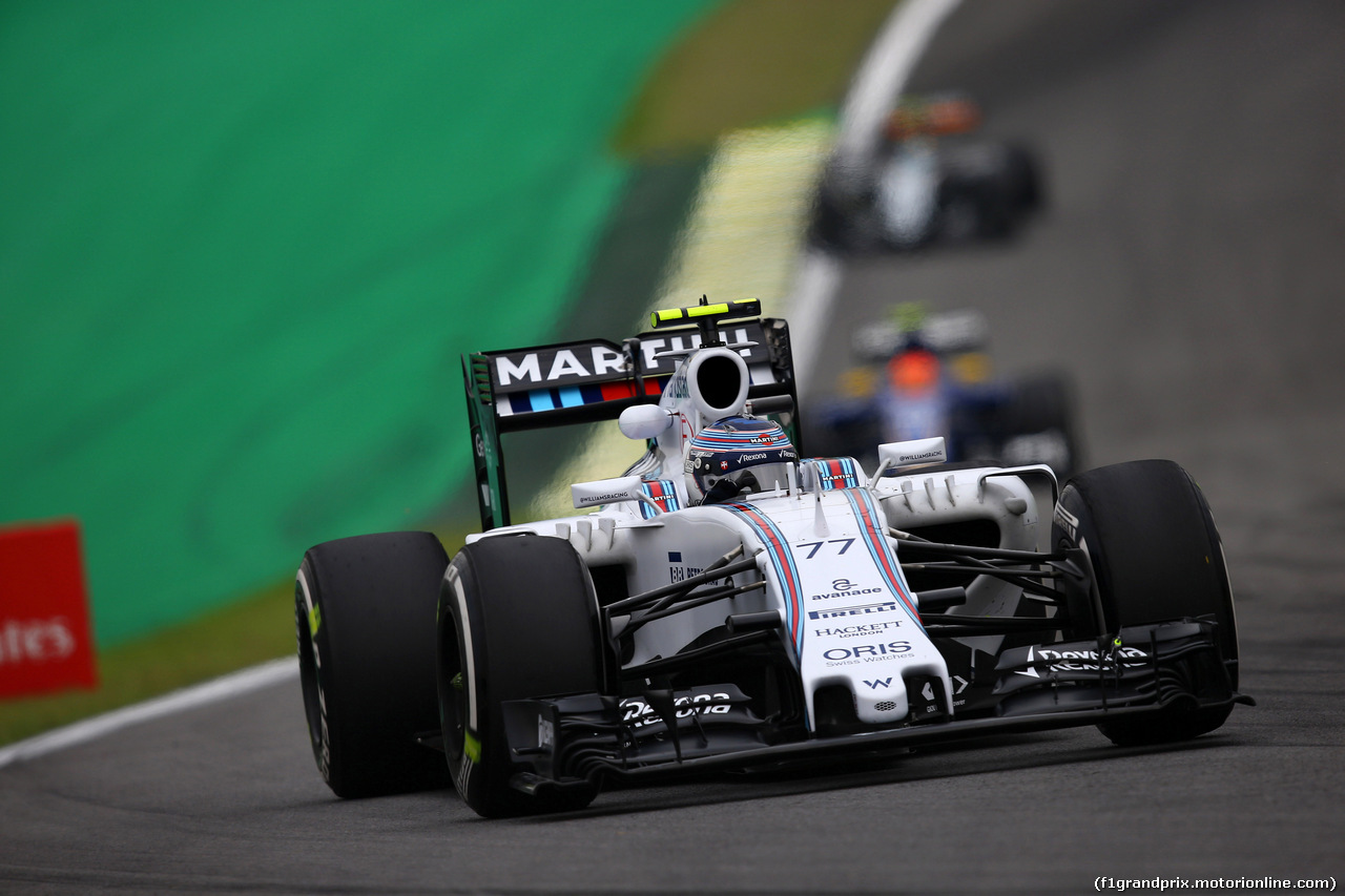 GP BRASILE, 13.11.2015 - Prove Libere 1, Valtteri Bottas (FIN) Williams F1 Team FW37