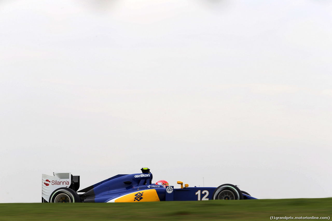 GP BRASILE, 13.11.2015 - Prove Libere 1, Felipe Nasr (BRA) Sauber C34