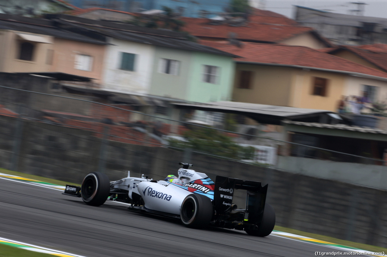 GP BRASILE, 13.11.2015 - Prove Libere 1, Felipe Massa (BRA) Williams F1 Team FW37