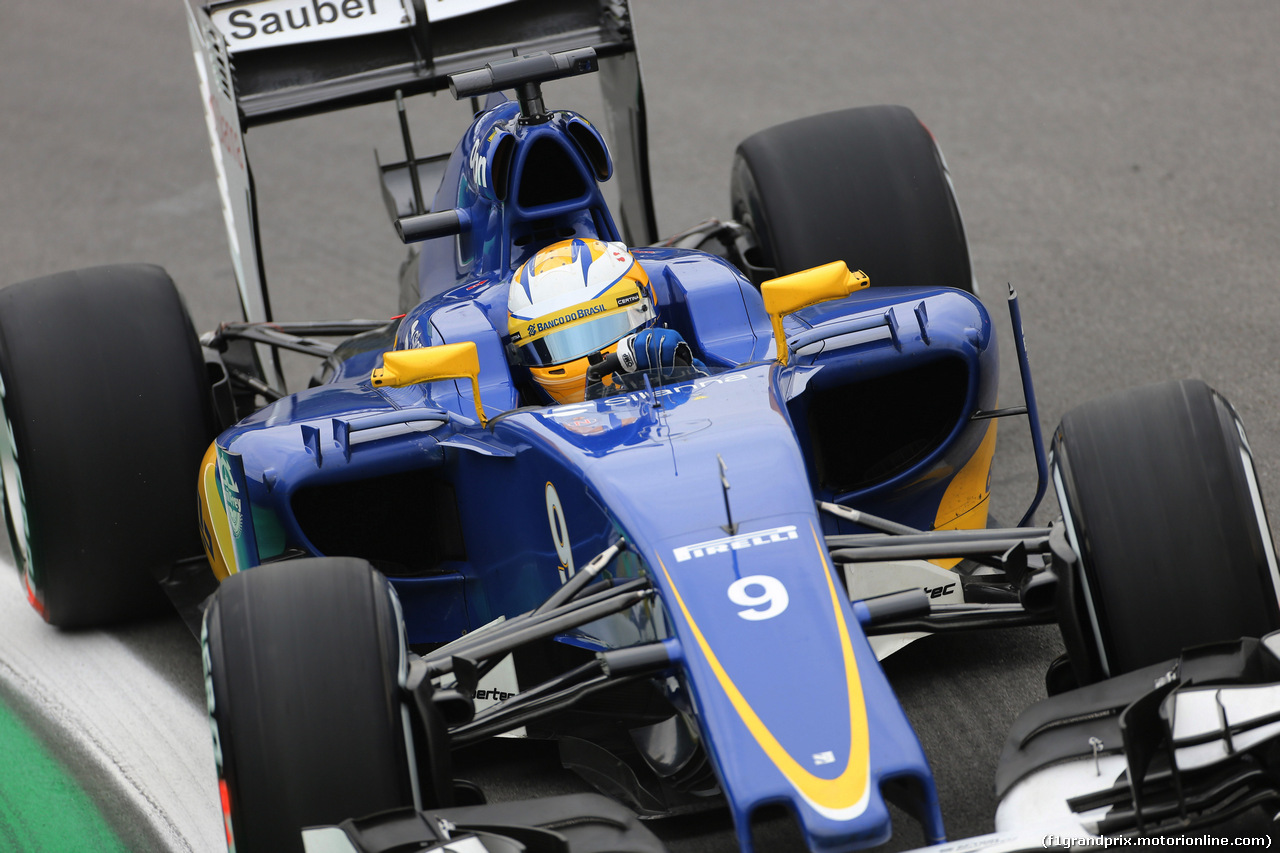 GP BRASILE, 13.11.2015 - Prove Libere 2, Marcus Ericsson (SUE) Sauber C34