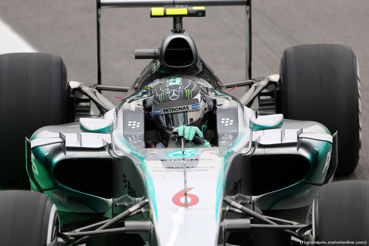 GP BRASILE, 13.11.2015 - Prove Libere 2, Nico Rosberg (GER) Mercedes AMG F1 W06