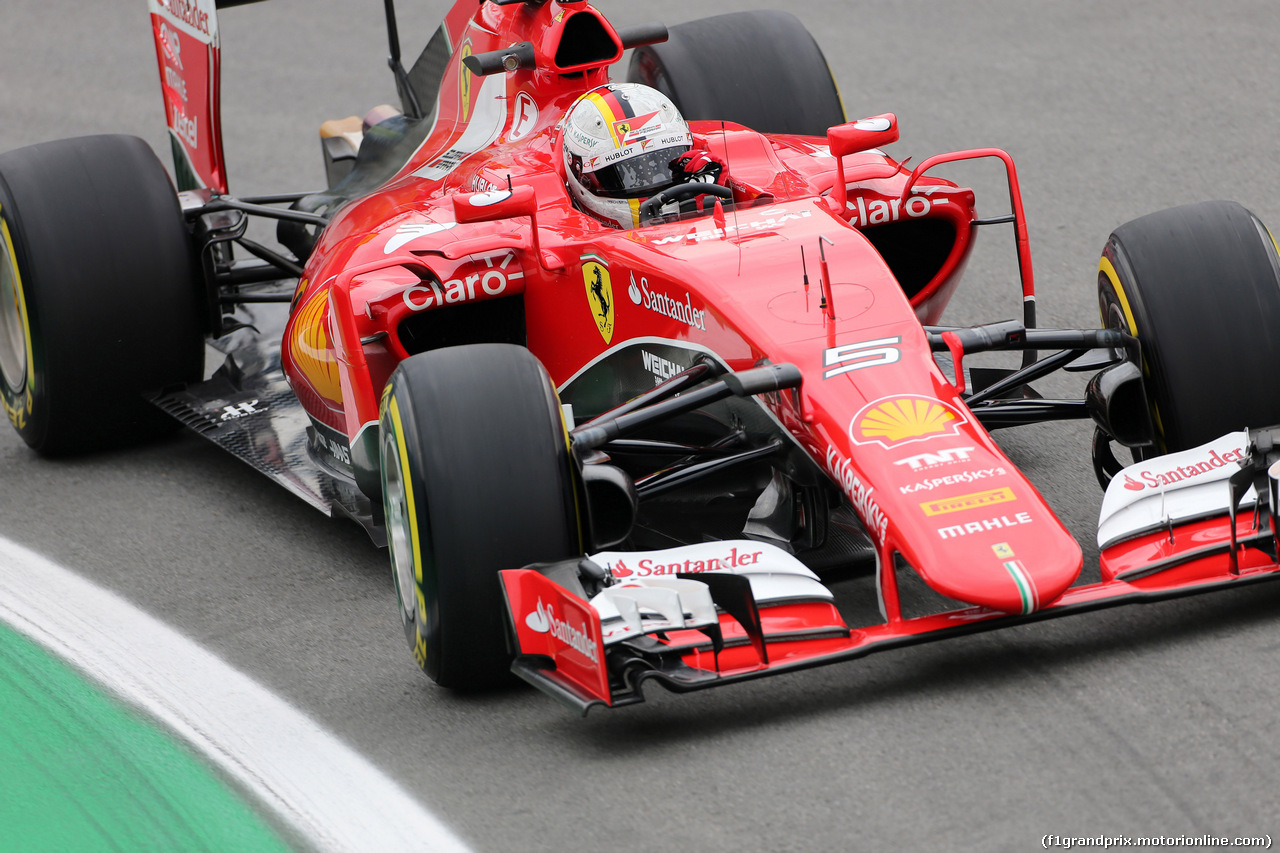 GP BRASILE, 13.11.2015 - Prove Libere 2, Sebastian Vettel (GER) Ferrari SF15-T