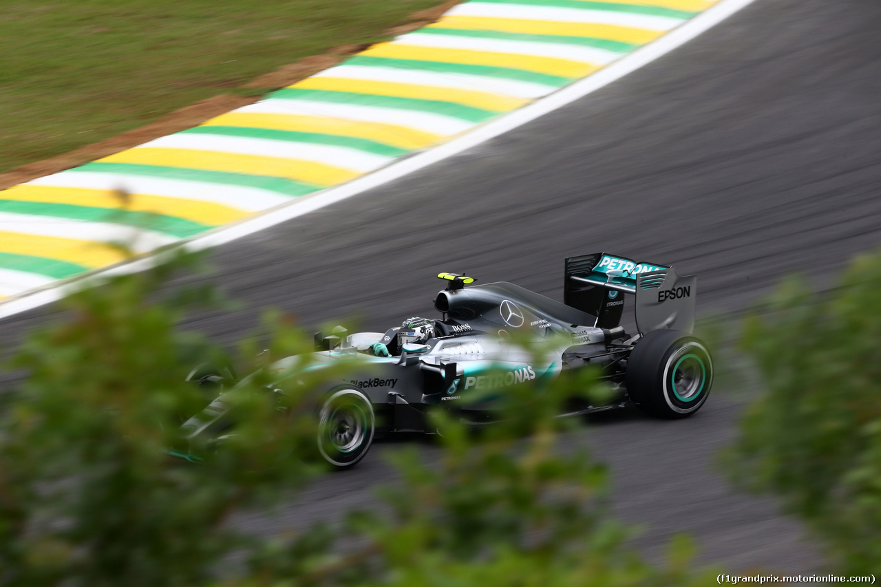 GP BRASILE, 13.11.2015 - Prove Libere 2, Nico Rosberg (GER) Mercedes AMG F1 W06