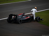 GP BRASILE, 13.11.2015 - Free Practice 2, Fernando Alonso (ESP) McLaren Honda MP4-30 retires from the practice 2.