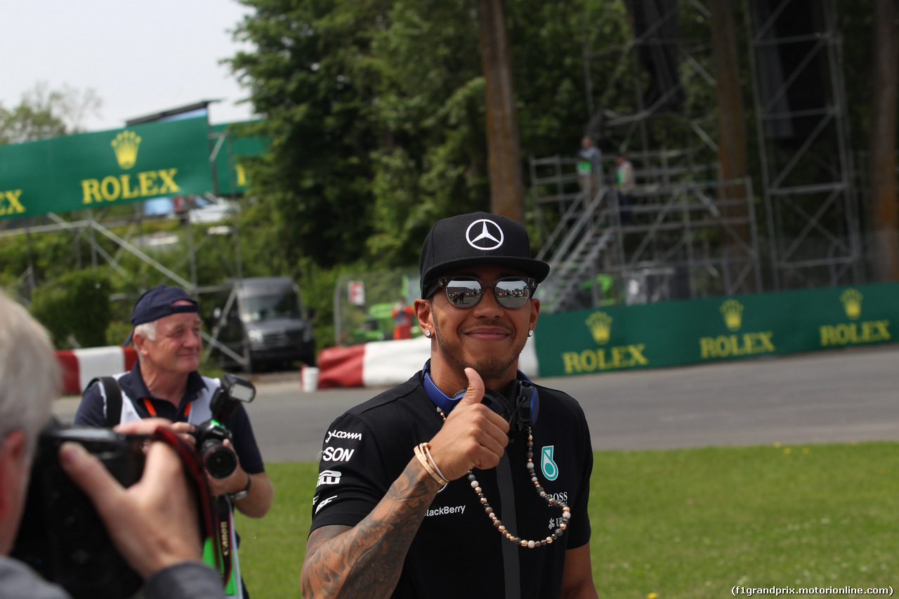 GP CANADA, 07.06.2015 - Lewis Hamilton (GBR) Mercedes AMG F1 W06