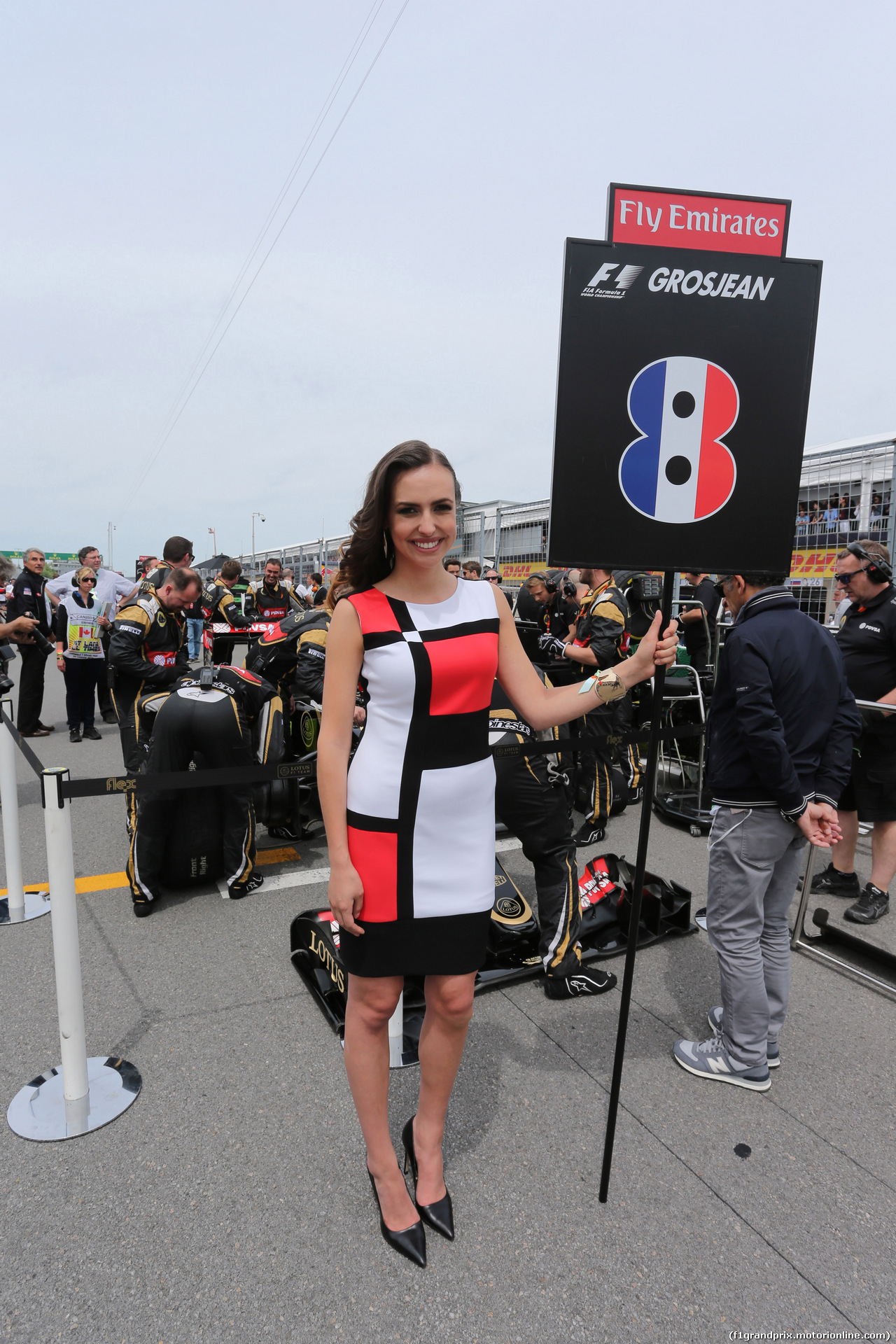 GP CANADA, 07.06.2015 - Gara, griglia Ragazza