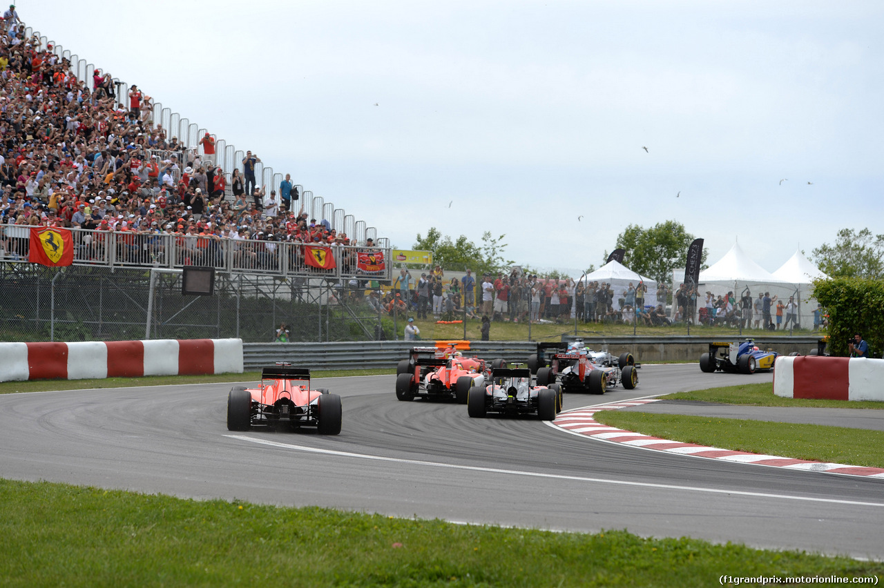 GP CANADA, 07.06.2015 - Gara, Start of the race