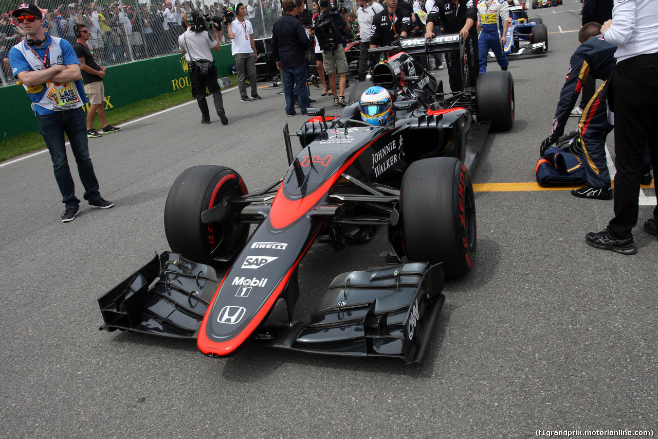 GP CANADA, 07.06.2015 - Gara, Fernando Alonso (ESP) McLaren Honda MP4-30