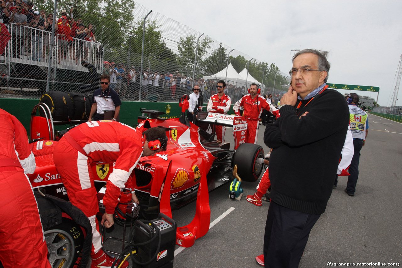 GP CANADA, 07.06.2015 - Gara, Sergio Marchionne (ITA), Ferrari President e CEO of Fiat Chrysler Automobiles