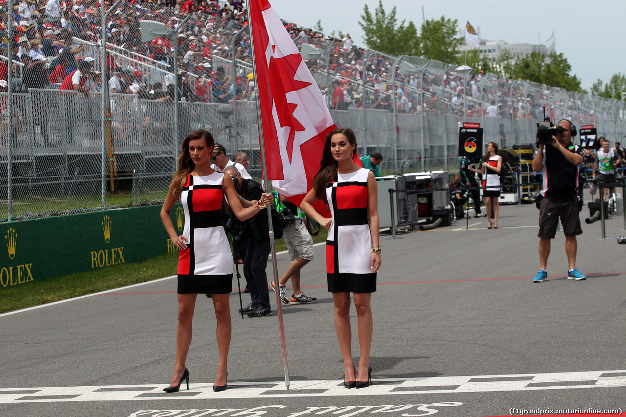 GP CANADA, 07.06.2015 - Gara, griglia Ragazzas