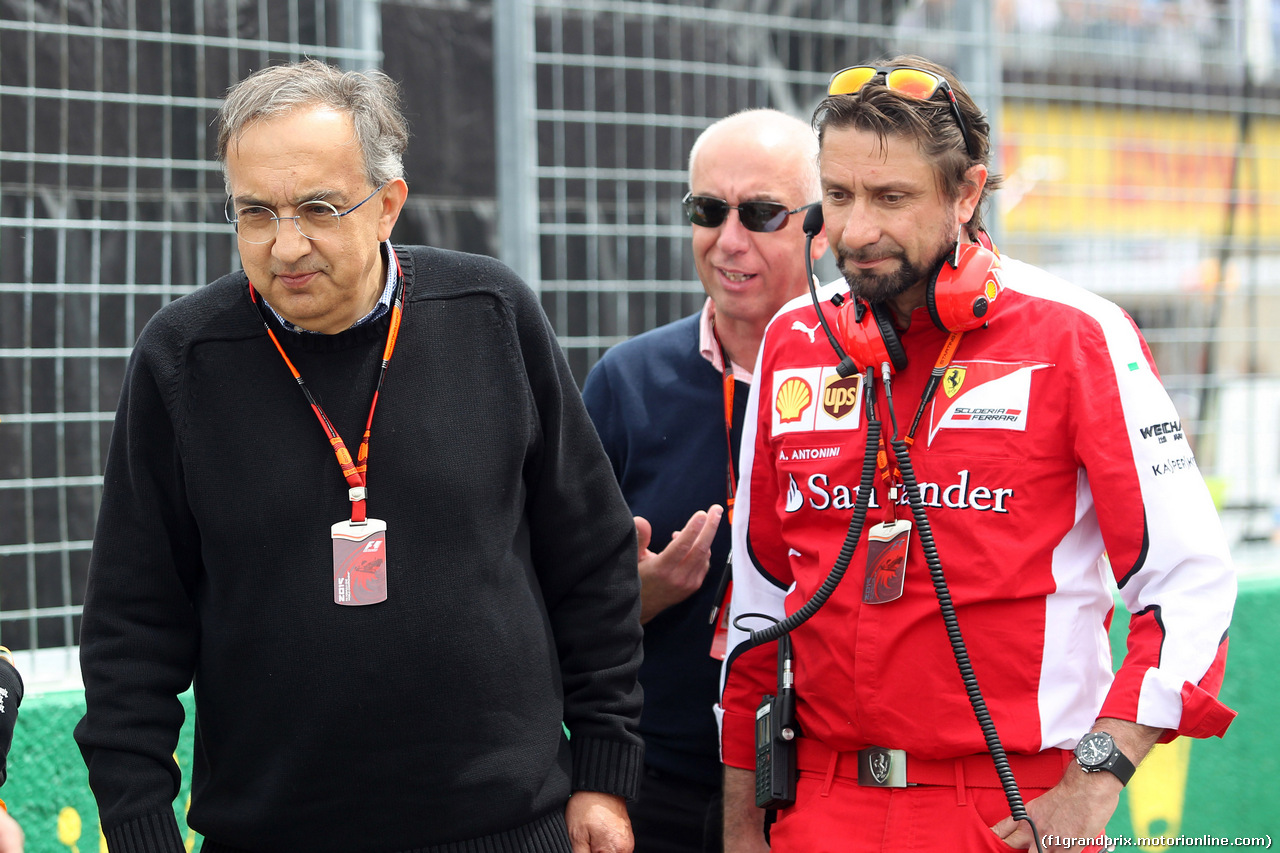 GP CANADA, 07.06.2015 - Gara, Sergio Marchionne (ITA), Ferrari President e CEO of Fiat Chrysler Automobiles