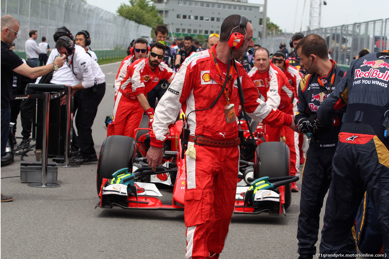 GP CANADA, 07.06.2015 - Gara, Mechanics Ferrari