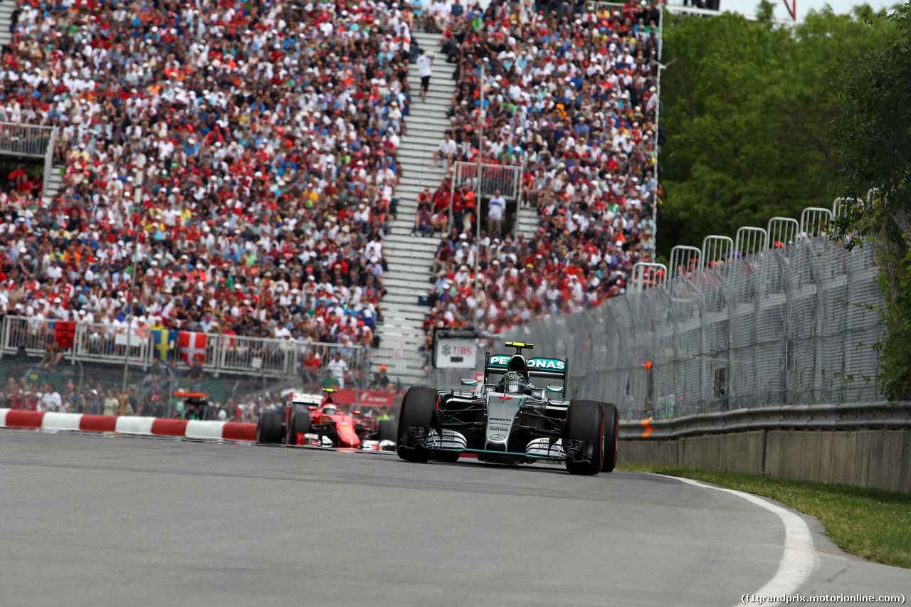 GP CANADA, 07.06.2015 - Gara, Nico Rosberg (GER) Mercedes AMG F1 W06