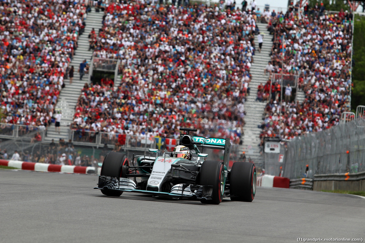 GP CANADA, 07.06.2015 - Gara, Lewis Hamilton (GBR) Mercedes AMG F1 W06