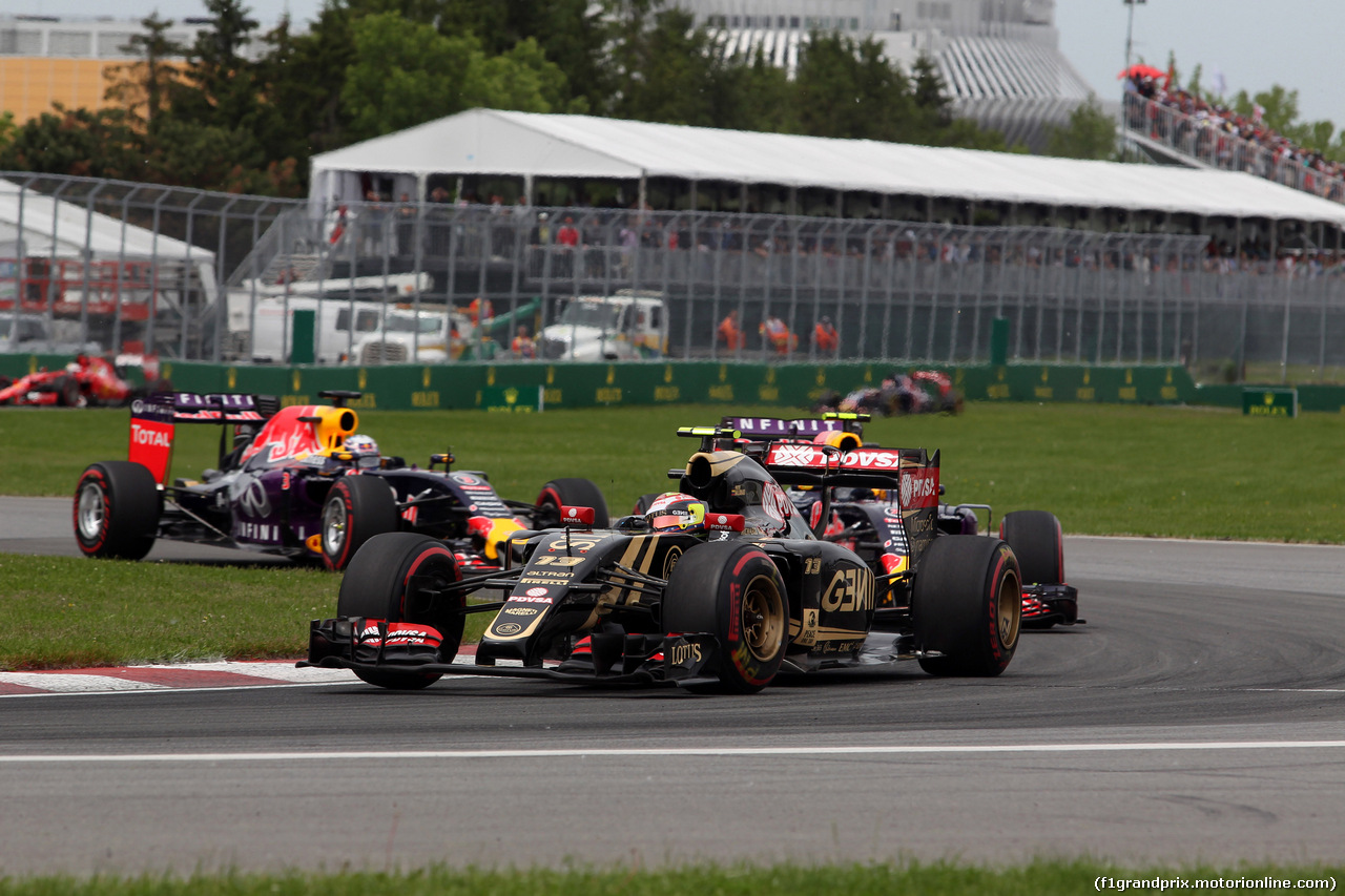 GP CANADA, 07.06.2015 - Gara, Pastor Maldonado (VEN) Lotus F1 Team E23