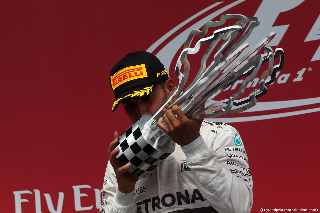 GP CANADA, 07.06.2015 - Gara, Lewis Hamilton (GBR) Mercedes AMG F1 W06, vincitore