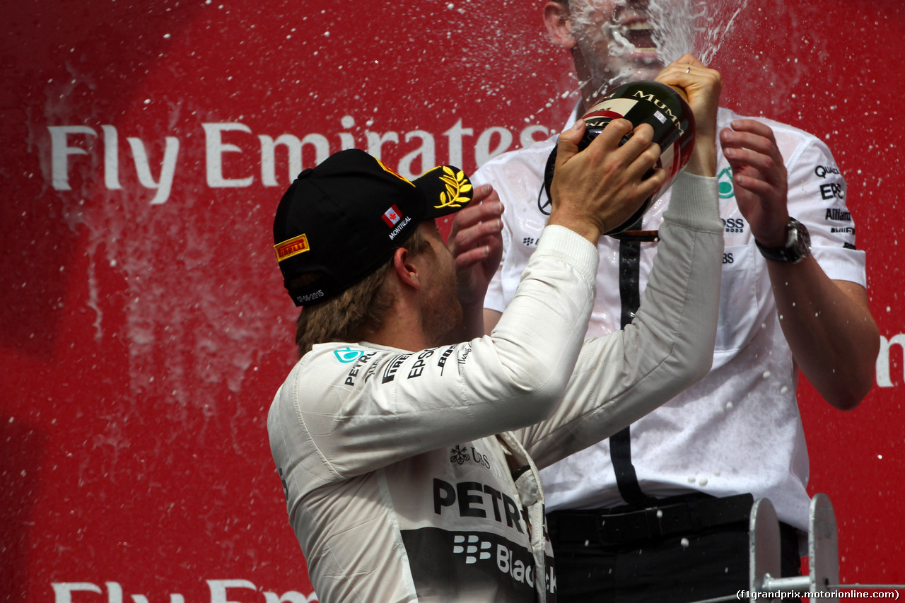 GP CANADA, 07.06.2015 - Gara, secondo Nico Rosberg (GER) Mercedes AMG F1 W06