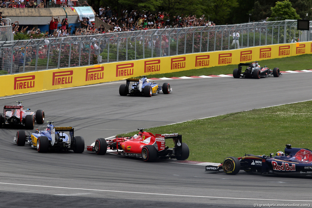 GP CANADA, 07.06.2015 - Gara, Sebastian Vettel (GER) Ferrari SF15-T