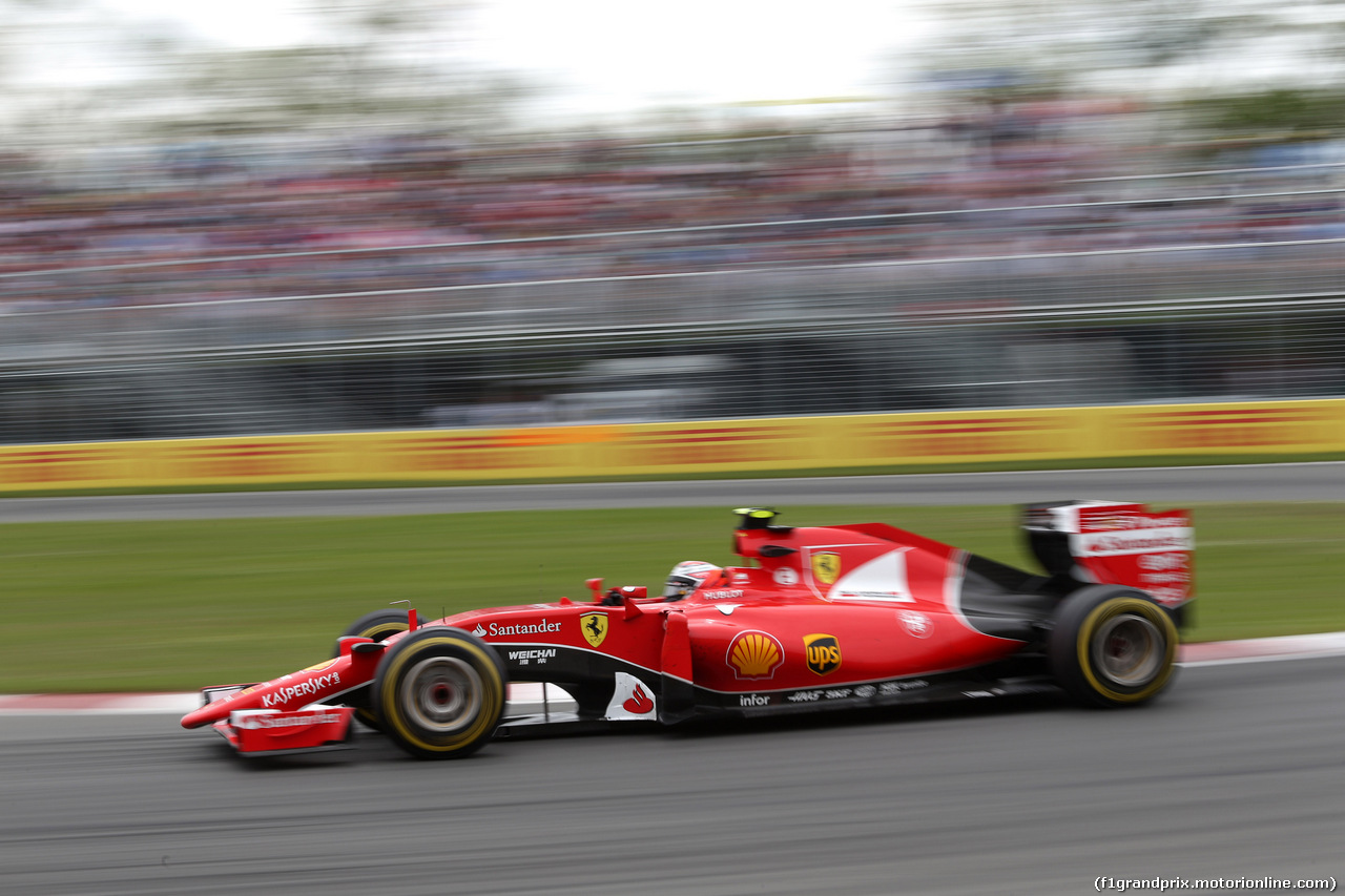 GP CANADA, 07.06.2015 - Gara, Kimi Raikkonen (FIN) Ferrari SF15-T