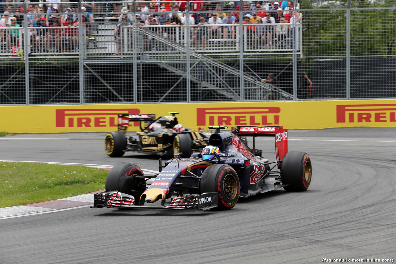 GP CANADA, 07.06.2015 - Gara, Carlos Sainz Jr (ESP) Scuderia Toro Rosso STR10