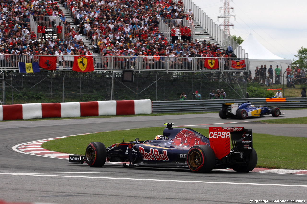 GP CANADA, 07.06.2015 - Gara, Carlos Sainz Jr (ESP) Scuderia Toro Rosso STR10