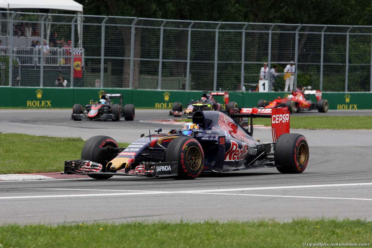 GP CANADA, 07.06.2015 - Gara, Carlos Sainz Jr (ESP) Scuderia Toro Rosso STR10