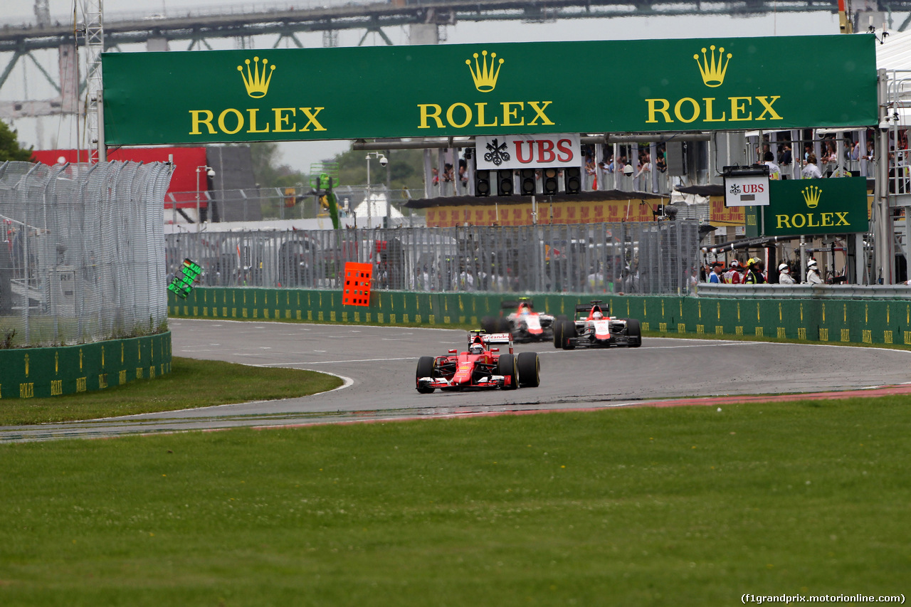 GP CANADA, 07.06.2015 - Gara, Kimi Raikkonen (FIN) Ferrari SF15-T