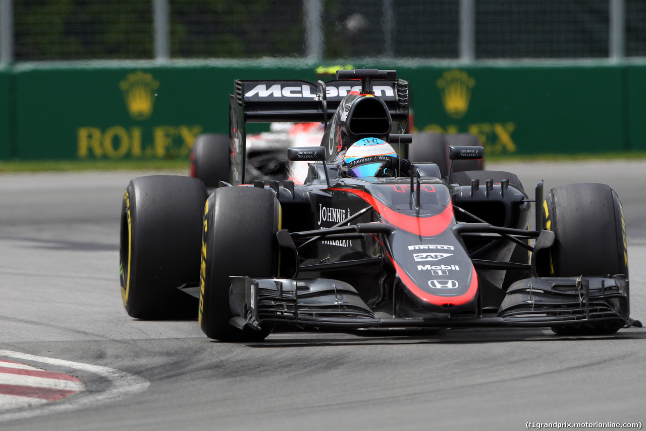 GP CANADA, 07.06.2015 - Gara, Fernando Alonso (ESP) McLaren Honda MP4-30