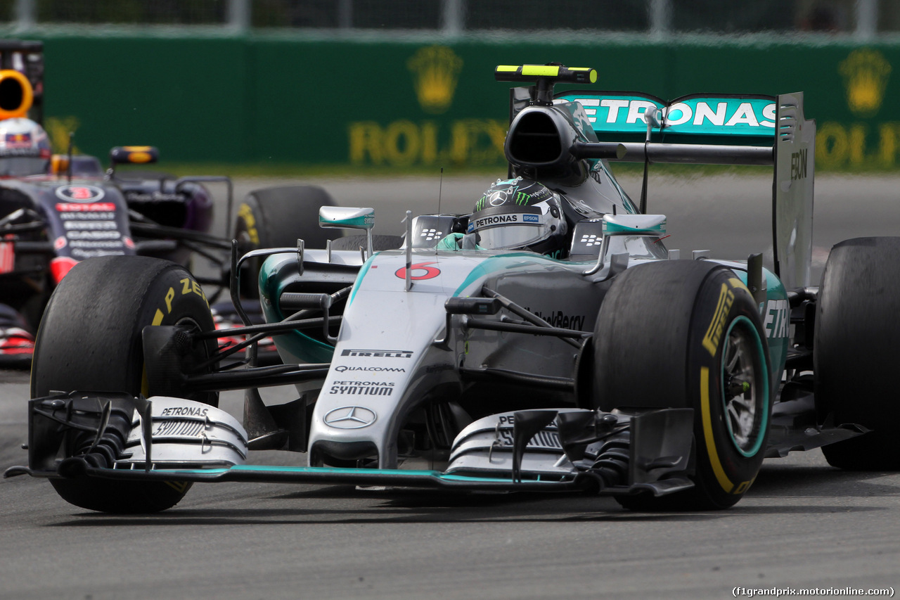 GP CANADA, 07.06.2015 - Gara, Nico Rosberg (GER) Mercedes AMG F1 W06