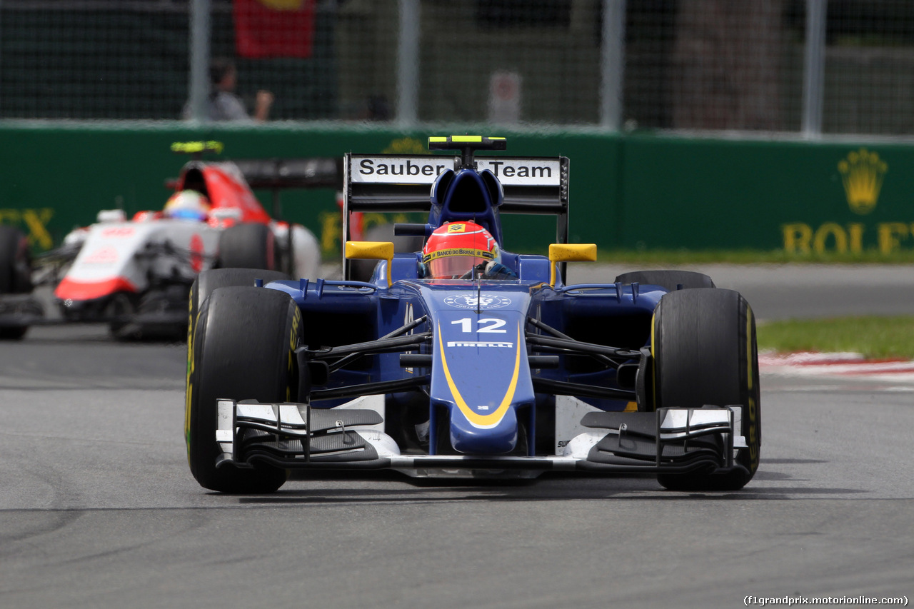 GP CANADA, 07.06.2015 - Gara, Felipe Nasr (BRA) Sauber C34