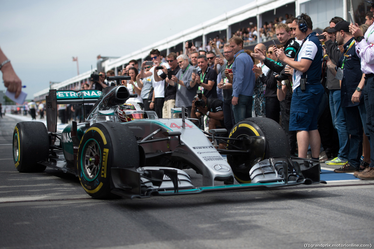 GP CANADA, 07.06.2015 - Gara, Lewis Hamilton (GBR) Mercedes AMG F1 W06 vincitore
