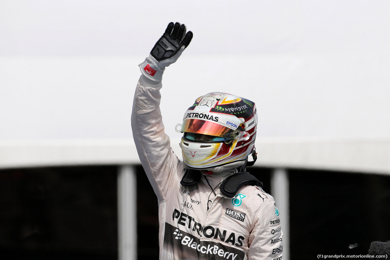 GP CANADA, 07.06.2015 - Gara, Lewis Hamilton (GBR) Mercedes AMG F1 W06 vincitore