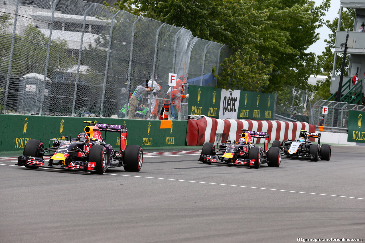 GP CANADA, 07.06.2015 - Gara, Daniil Kvyat (RUS) Red Bull Racing RB11