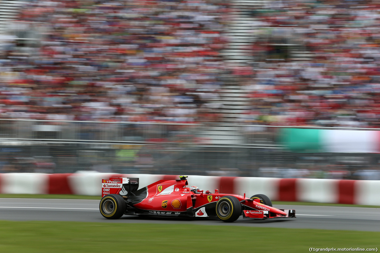 GP CANADA, 07.06.2015 - Gara, Kimi Raikkonen (FIN) Ferrari SF15-T
